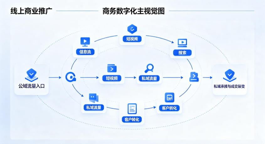 盐城线上商业推广怎么做？全域流量闭环搭建与低成本转化实战指南